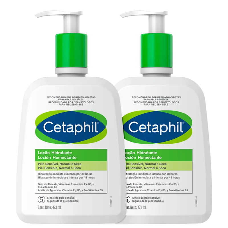 Kit Cetaphil Loção Hidratante Corporal e Facial (2 Unidades)